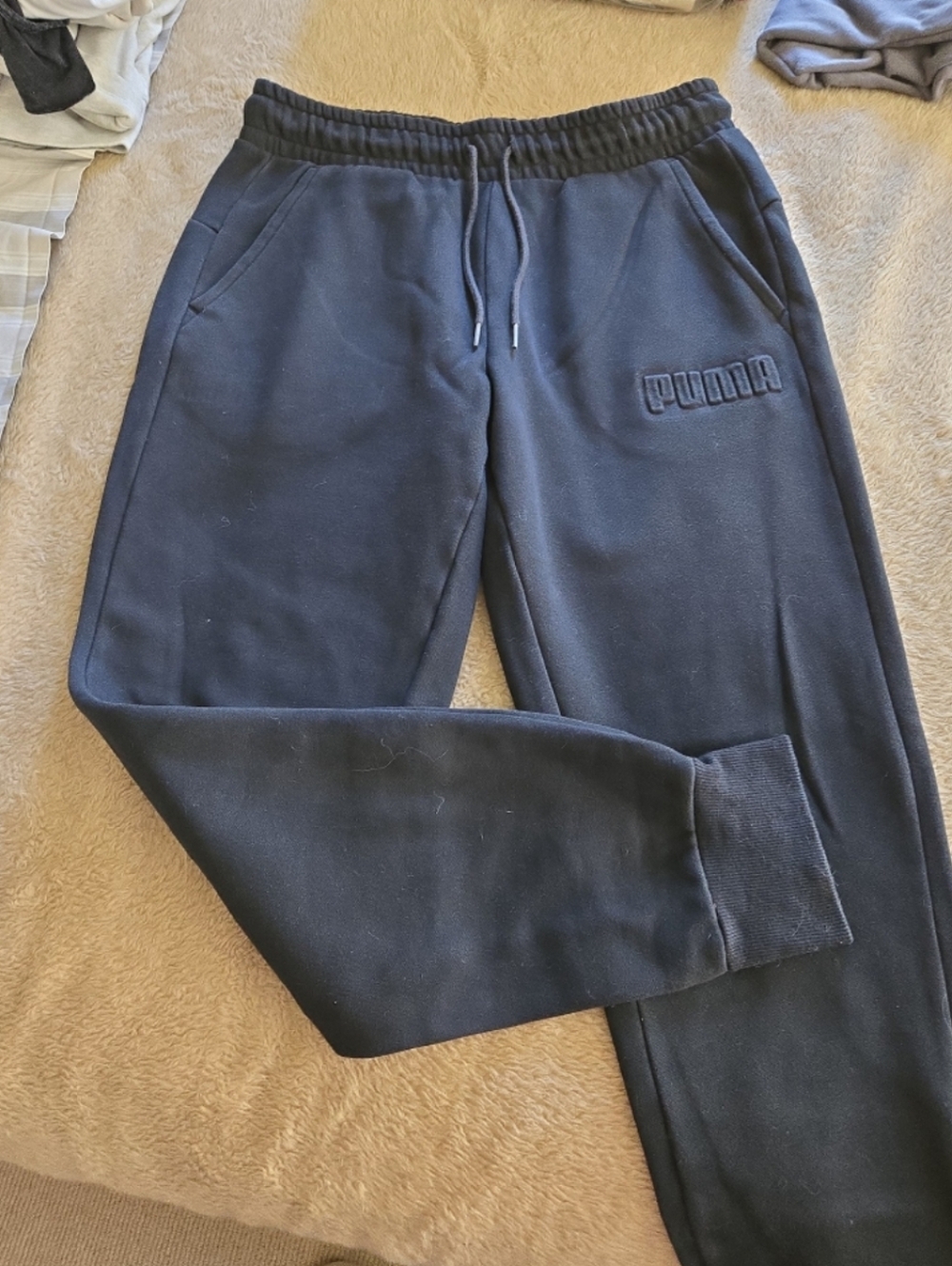 Black PUMA Sweatpants M - Picture 5 of 9